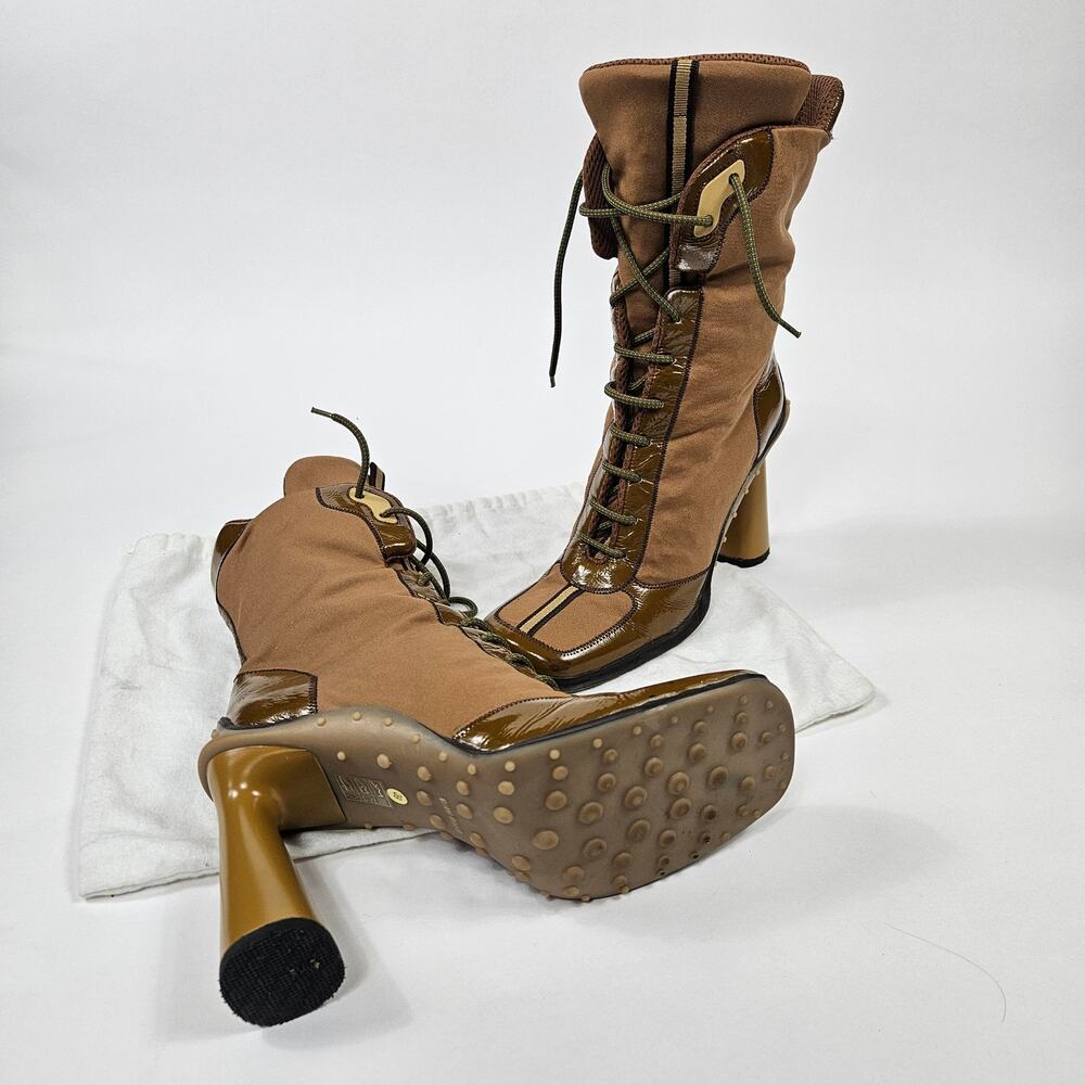 Vintage Miu Miu Boots F/W 1999 Tech Heels Bubble Sole RARE - EU 39 - Picture 14 of 15